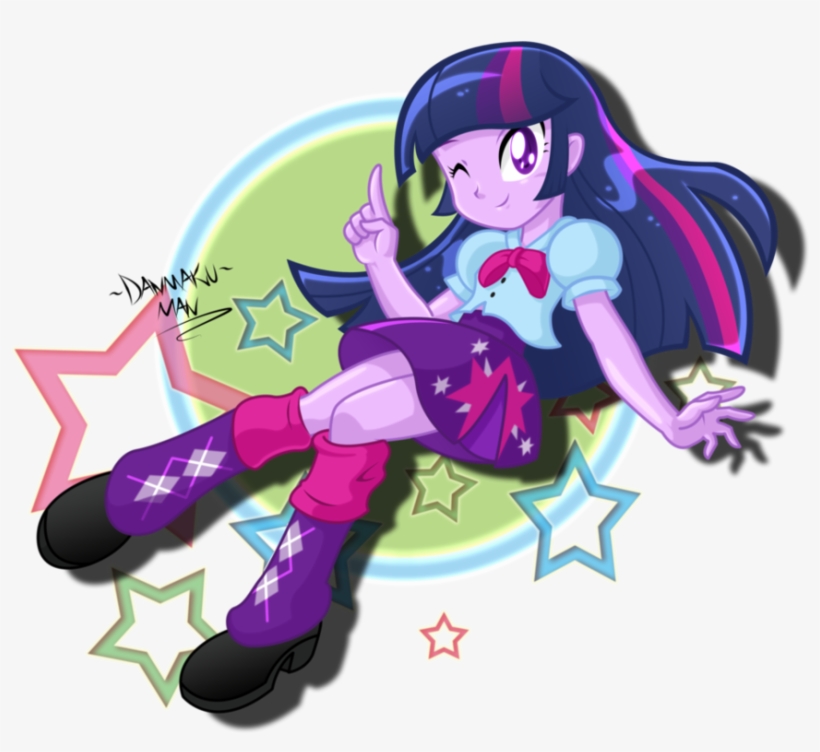 Little Sparkles By Danmakuman - Equestria Girl Twilight Sparkle, transparent png #723782