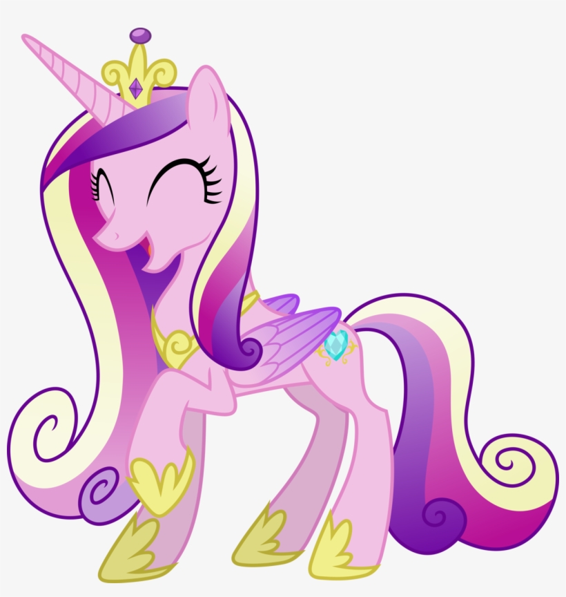 Princess Mi Amore Cadenza Happy By Hawk9mm-d5bopfe - My Little Pony Cadence, transparent png #723808
