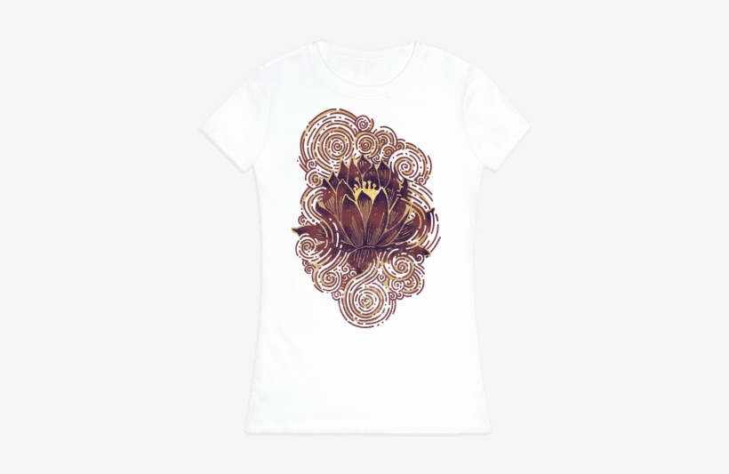 Lotus Flower Womens T Shirt - Lotus Flower Shirt, transparent png #724396