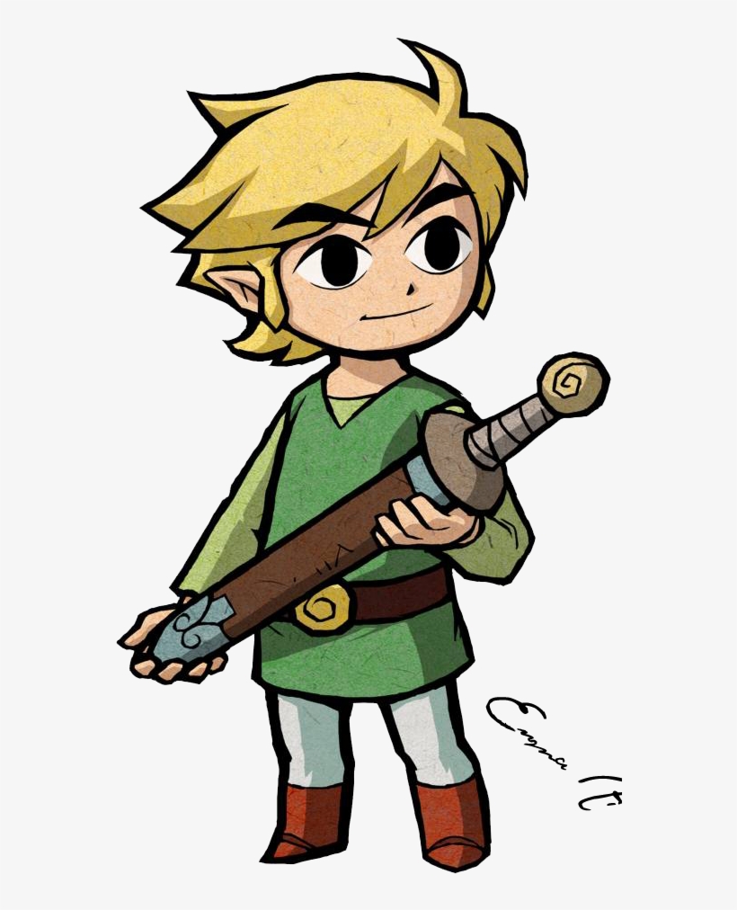 Members - Link Minish Cap, transparent png #724794