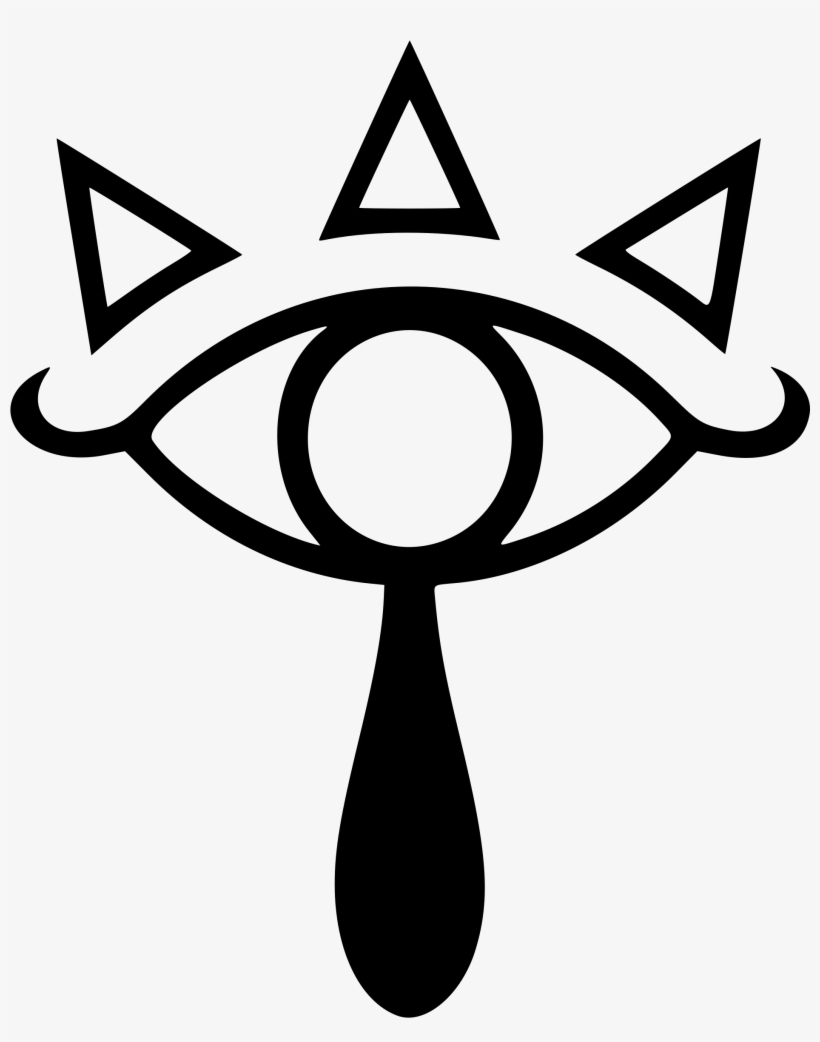 Open - Sheik Zelda Eye, transparent png #725137
