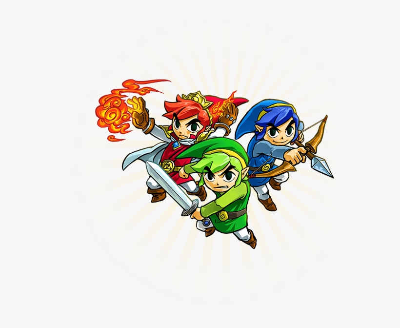 Artwork Characters - Tri Force Heroes Link, transparent png #725139