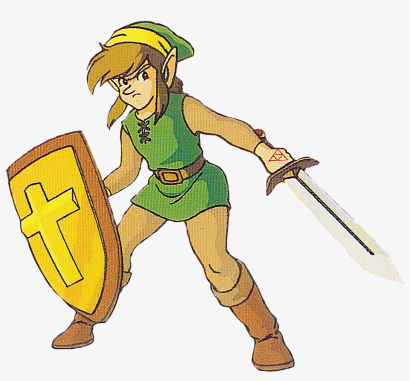 The Legend Of Zelda & The Adventure Of Link - Link Legend Of Zelda 1, transparent png #725447