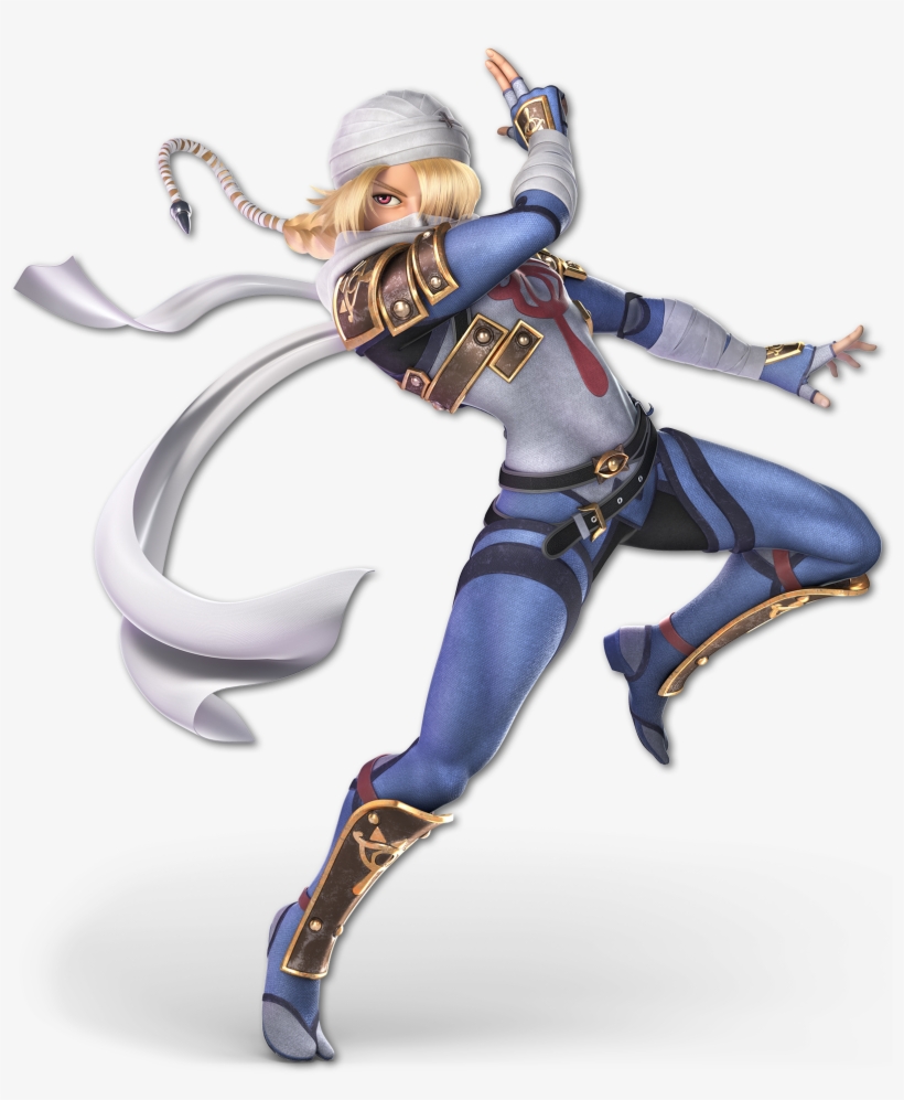 /the Legend Of Zelda - Super Smash Bros Ultimate Sheik, transparent png #725528