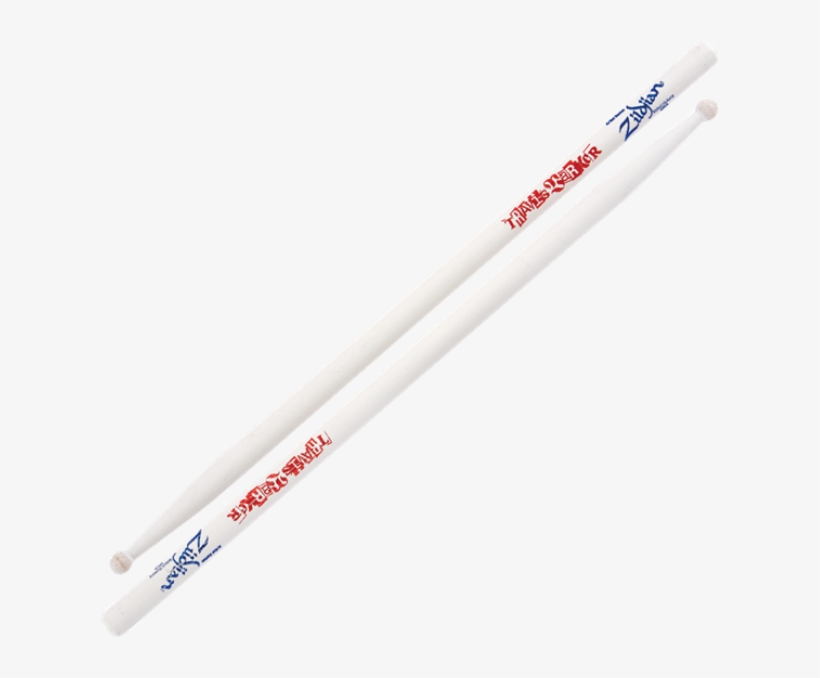 Zildjian Travis Barker Artist Series Drumstick White - Travis Barker White Drumsticks, transparent png #725634