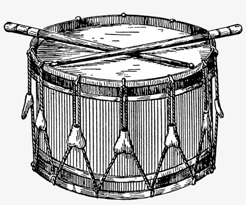 Vintage Drum - Marching Snare Drum Clipart, transparent png #725660