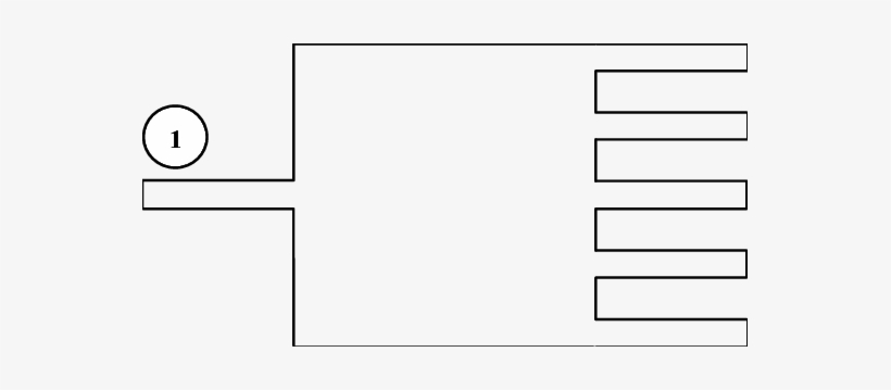 Geometry Of A Six Port Microstrip Square Power Divider - Symmetry, transparent png #725913