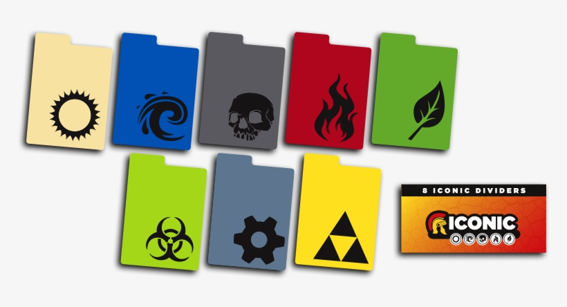 Iconic Divider Pack - Trading Card Dividers: Iconic 8-pack, transparent png #726073