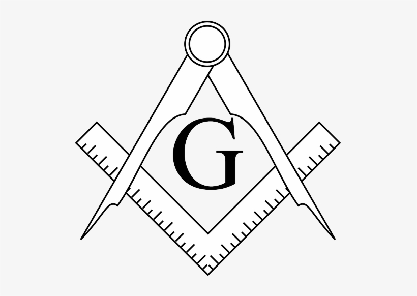 Masonic, Circle, Compasses, Dividers, Pair Of Dividers - Note Cards (pk Of 10), transparent png #726139