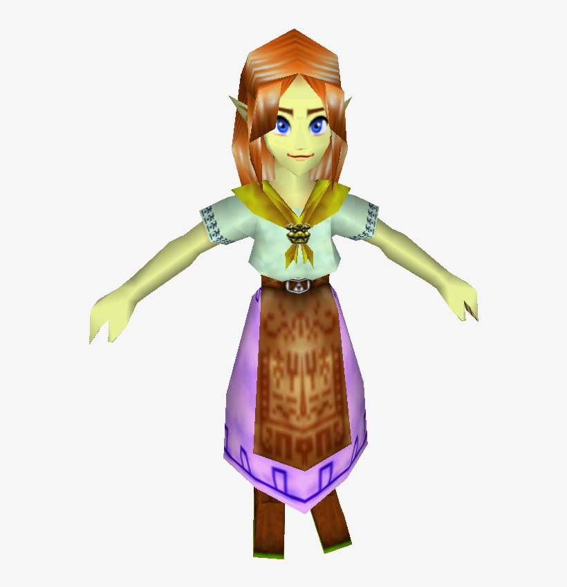 The Legend Of Zelda Clipart Clip Art - Legend Of Zelda Ocarina Of Time 3d Malon, transparent png #726140