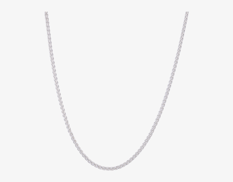 Chain Necklace Png Png Black And White - Necklace, transparent png #726189