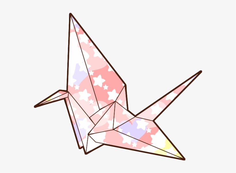 Origami Crane Street Art - Origami Crane Transparent Background, transparent png #726280