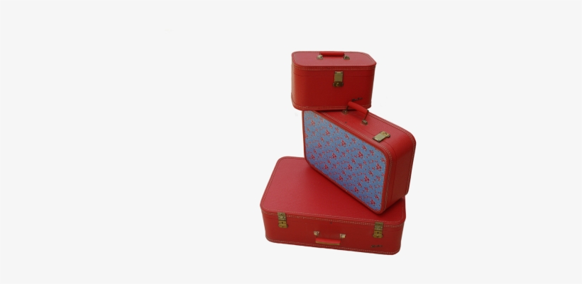 Vintage Luggage,retro Luggage,red - Baggage, transparent png #726349