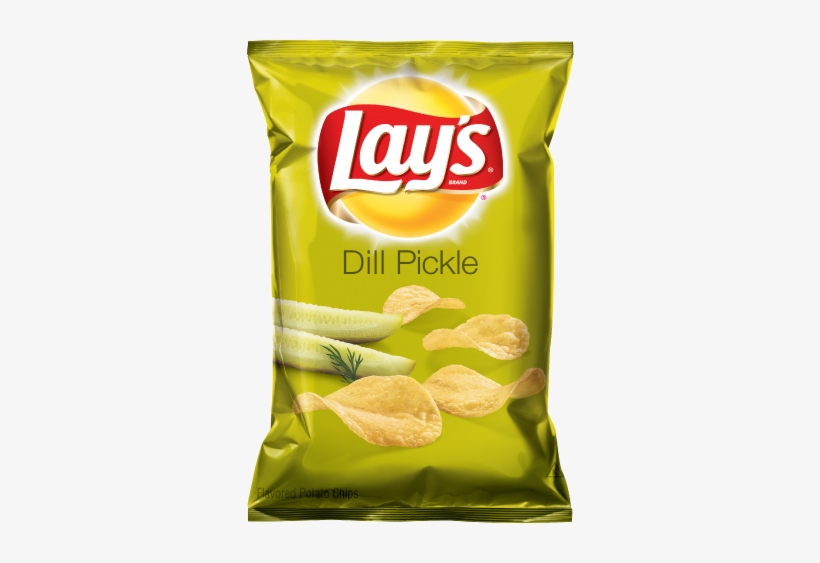Lays Dill Pickle - Frito-lay Lay's Dill Pickle Potato Chips, transparent png #726410