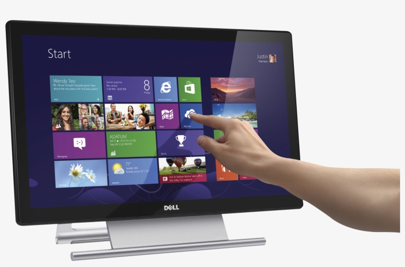 Dell Led 21.5 S2240t, transparent png #726660