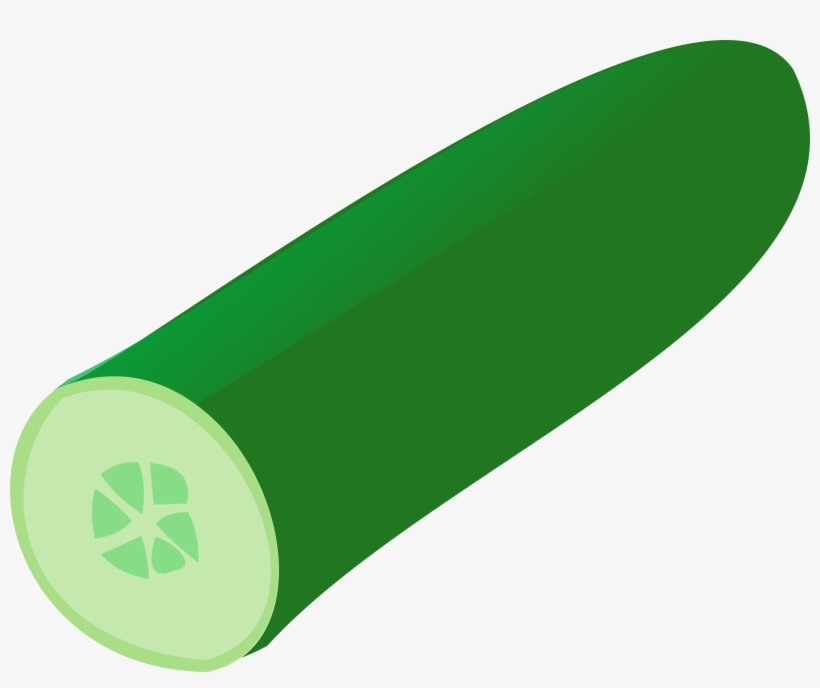 Tattoo Clip Art Pickled Cucumber Salad Vegetable - Clip Art Cucumber, transparent png #726684
