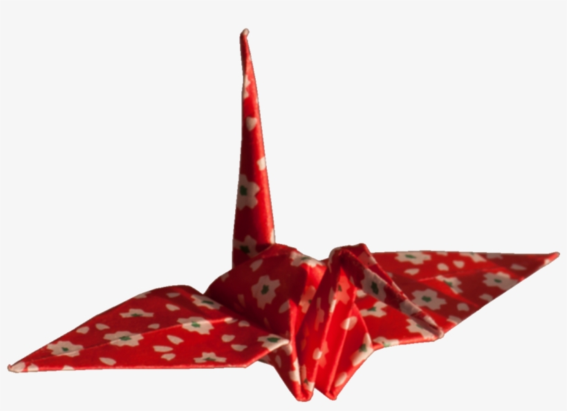 Laitche Origami Cranes - Red Origami Paper Crane, transparent png #726725