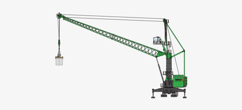 Sennebogen 9300 E Harbour Mobile Crane Container Handling - Sennebogen Hafenmobilkran 9300, transparent png #726853