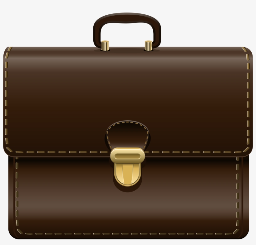 Brown Bag Png Clip Art - Business Bag Clipart, transparent png #727024