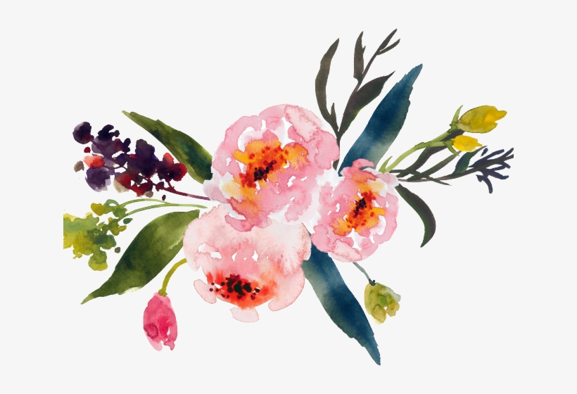 Artistic Clipart Watercolor Paint - Watercolor Flower Clipart Png, transparent png #727241