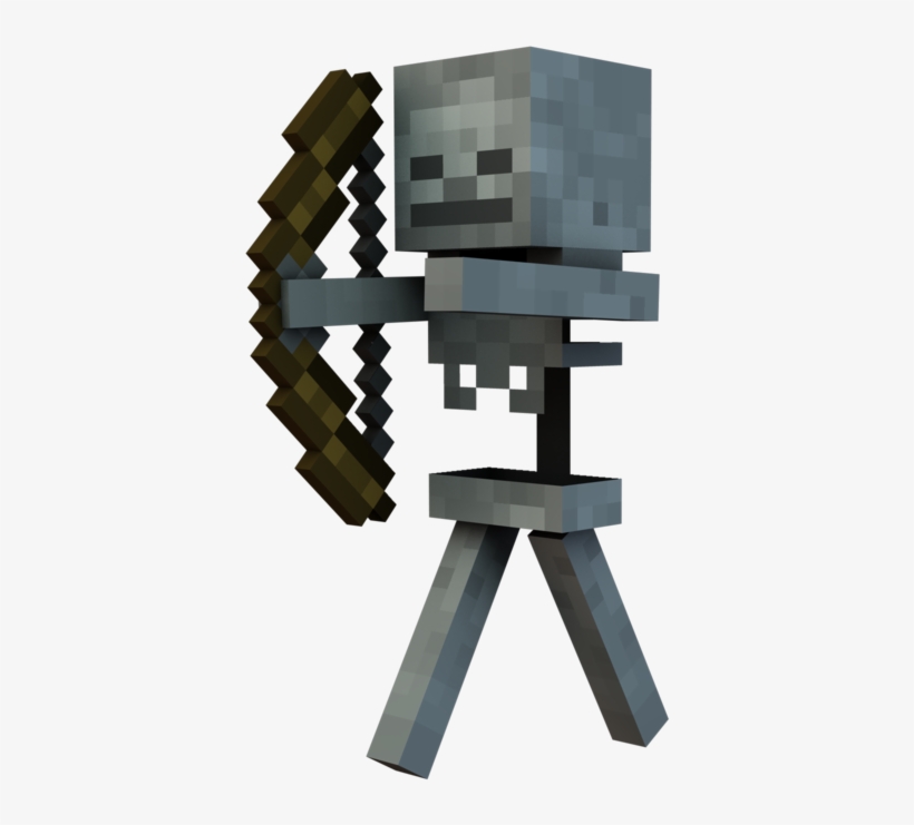 Minecraft Skeleton Png - Minecraft Skeleton Render, transparent png #727327