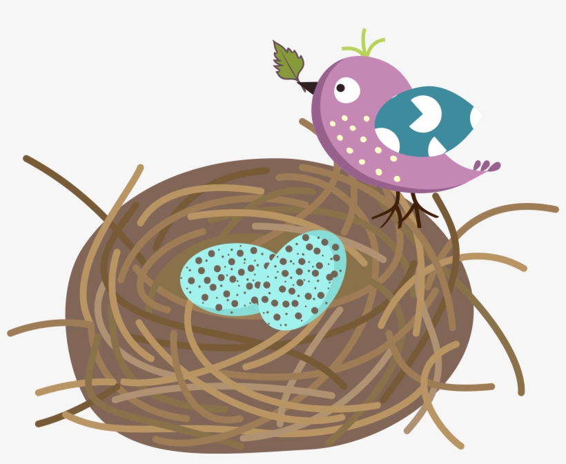 Clip Freeuse Bird At Getdrawings Com Free For Personal - Bird Nest Cartoon Png, transparent png #727439