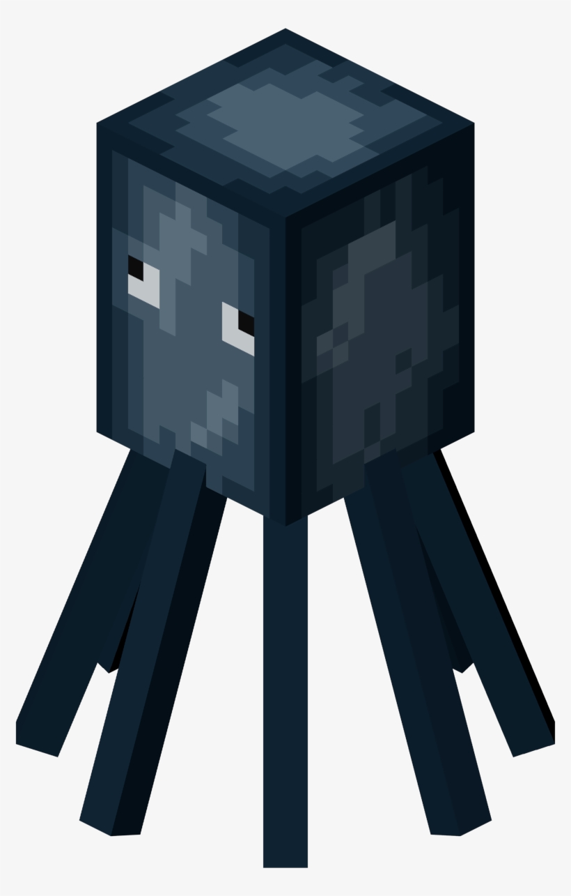 Squid - Minecraft Squid, transparent png #727546