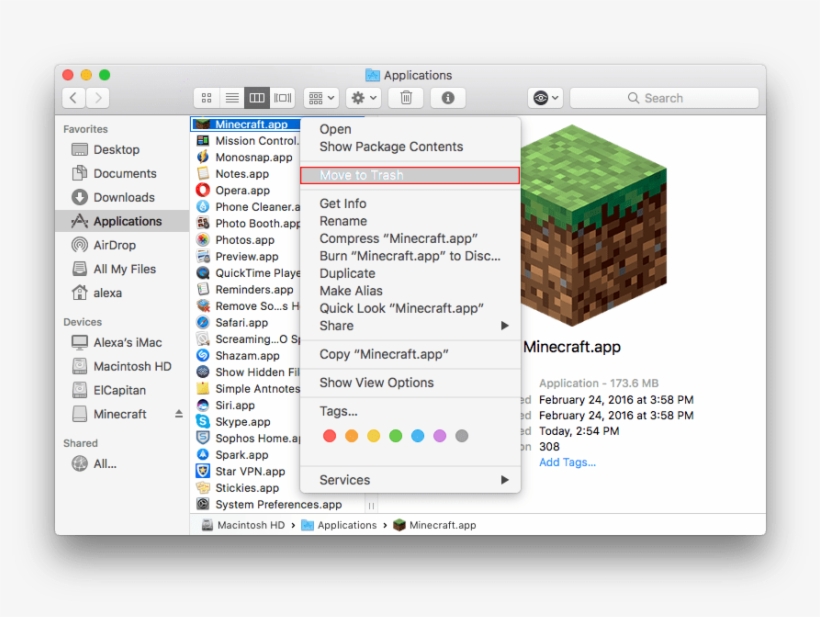 How to Uninstall Minecraft on Mac