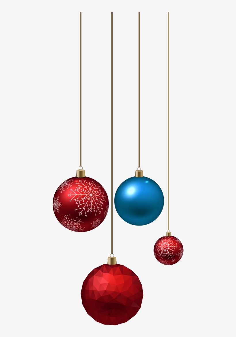 Free Png Blue And Red Christmas Ball Png Images Transparent - Christmas Light Ball Png, transparent png #728066