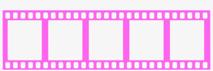 Filmstrip Vector Pink - Film Strip Png Pink, transparent png #728204