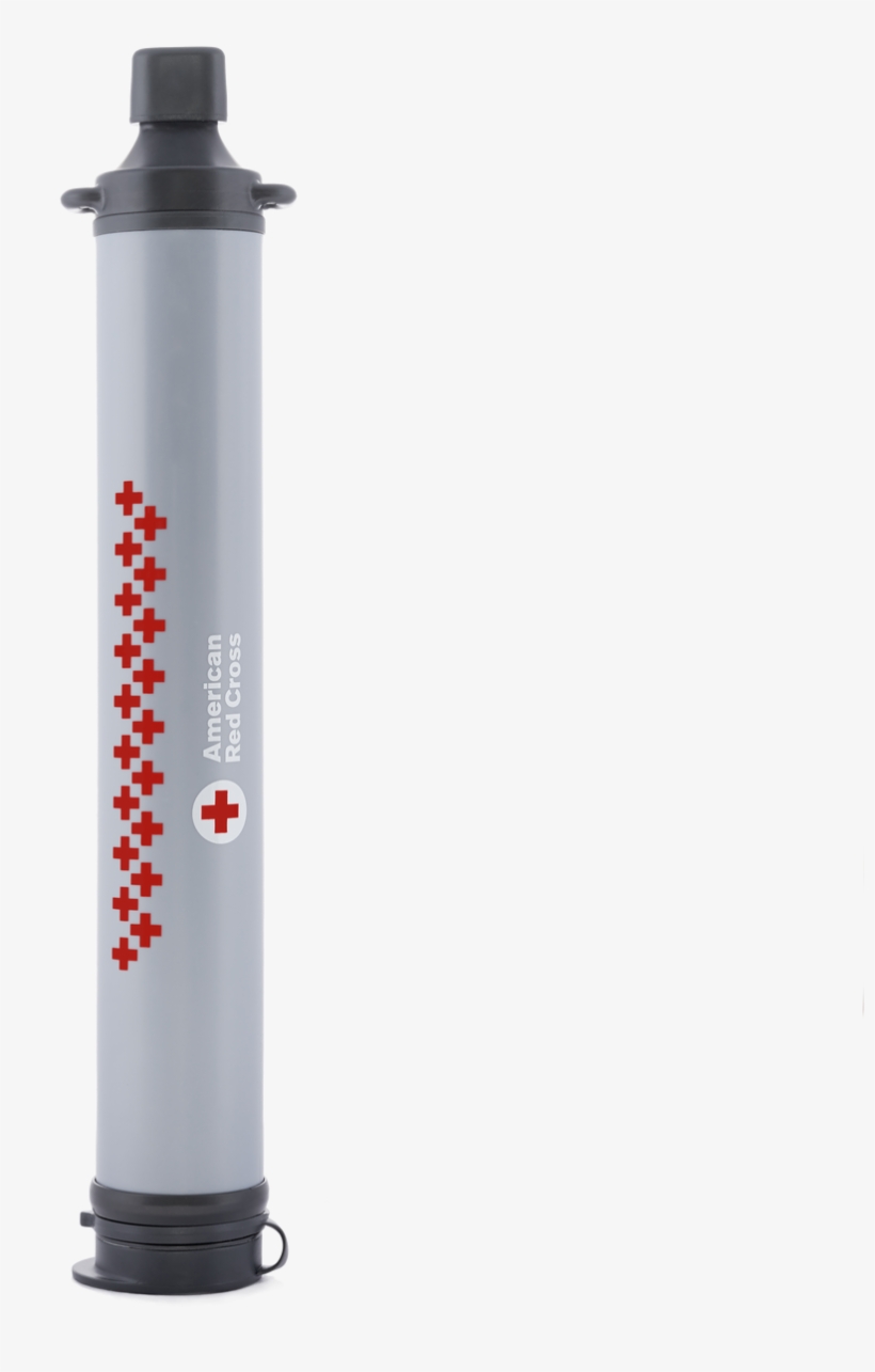 Lifestraw And American Red Cross Personal Water Filter - Lifestraw Personal Water Filter, transparent png #728316