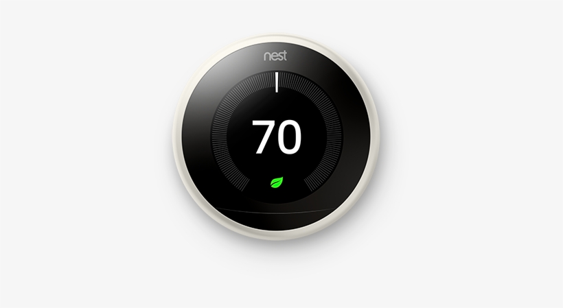 Nest Learning Thermostat White V=1530282894 - Nest Thermostat 3rd, transparent png #728317