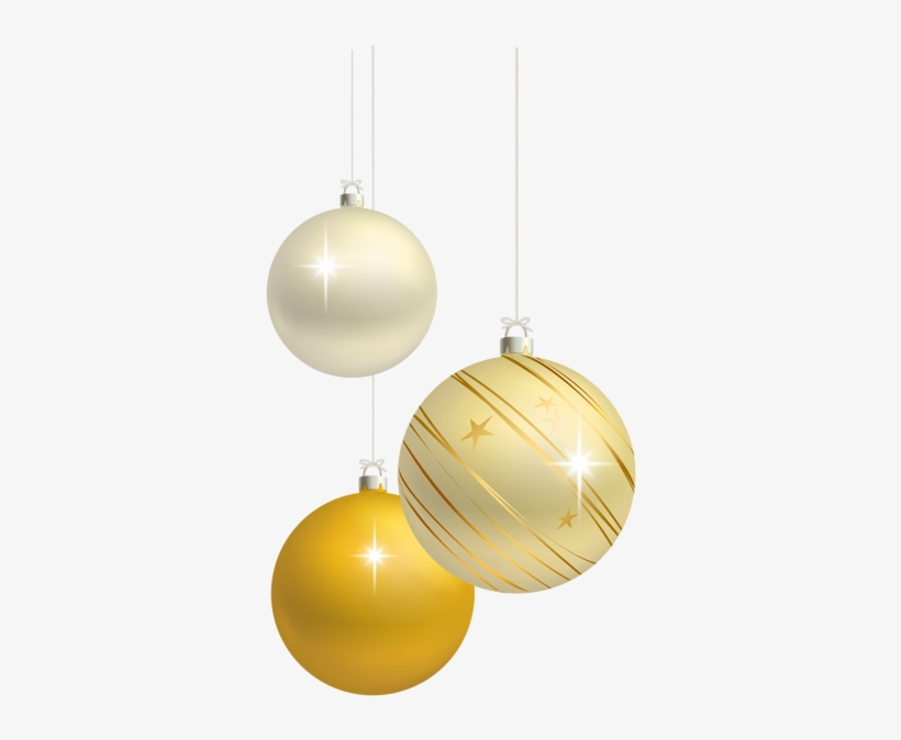 Christmas Clipart, Christmas Wishes, Winter Christmas, - Gold Christmas Balls Png, transparent png #728322