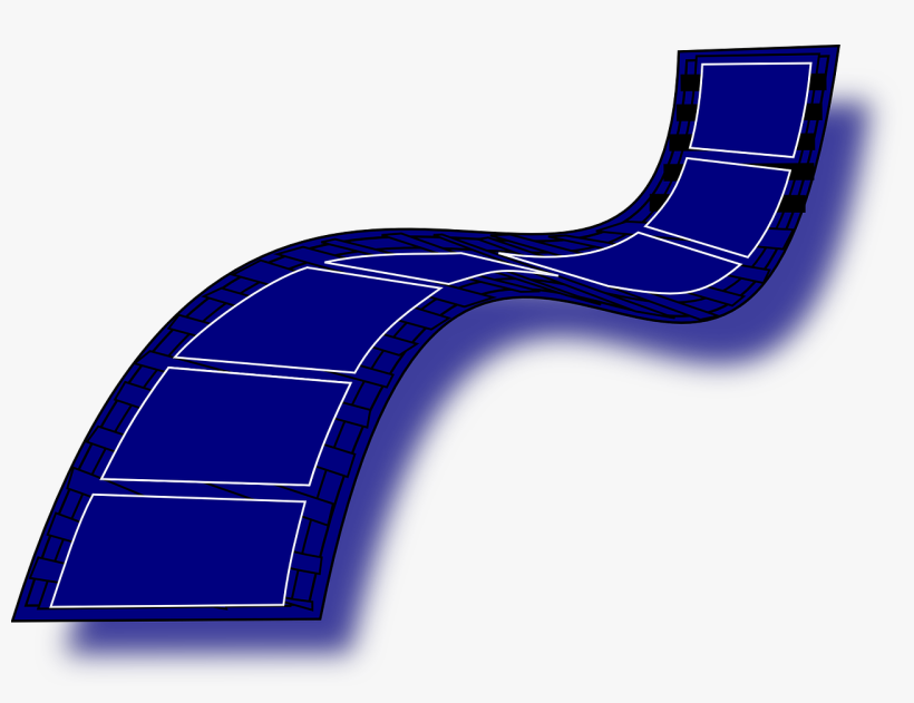 Film Strip Bleu Svg Clip Arts 600 X 433 Px, transparent png #728345