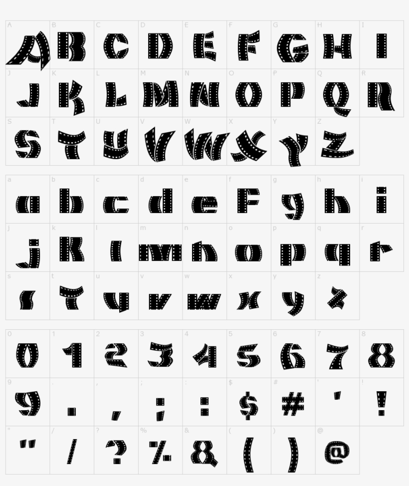 Font Characters - Fierce Font, transparent png #728480