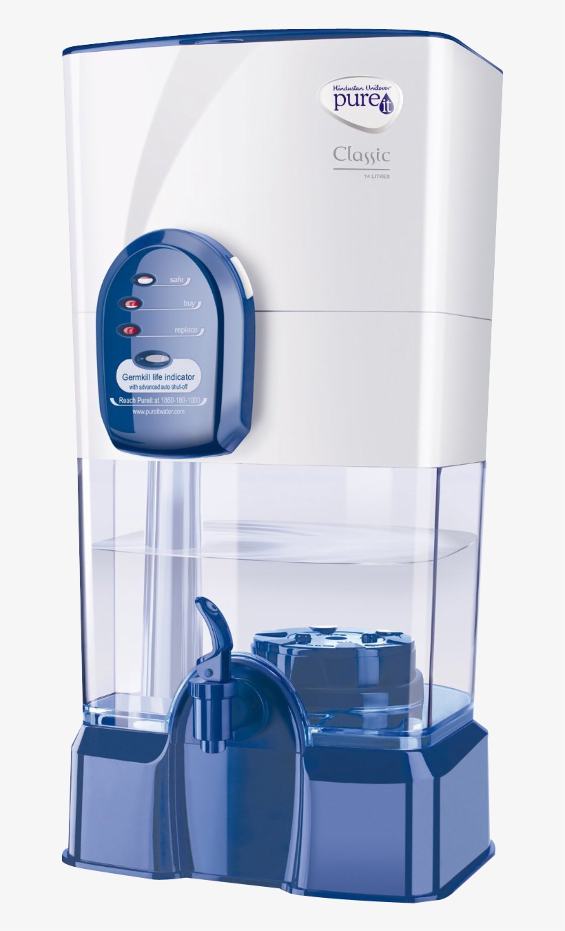 New Water Purifier Png Image - Pureit Classic 14 Ltr, transparent png #729049
