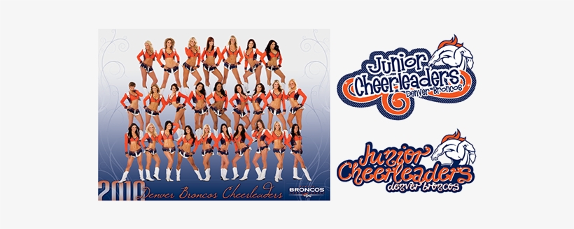2010 Cheerleader Collateral Team Poster - Denver Broncos Cheerleaders 2010, transparent png #729151