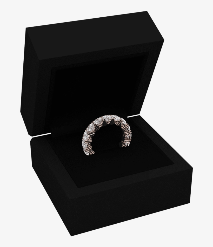 Diamond Eternity Rings Rose Gold Hearts Diamond Eternity - Ring, transparent png #729249