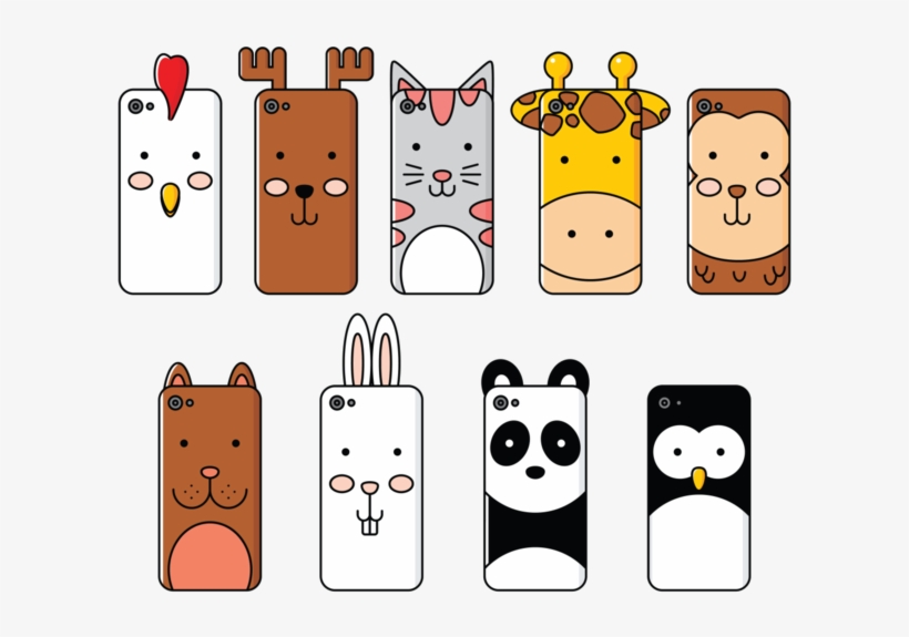 Phone Case Cartoon Animals - Mobile Phone, transparent png #729292