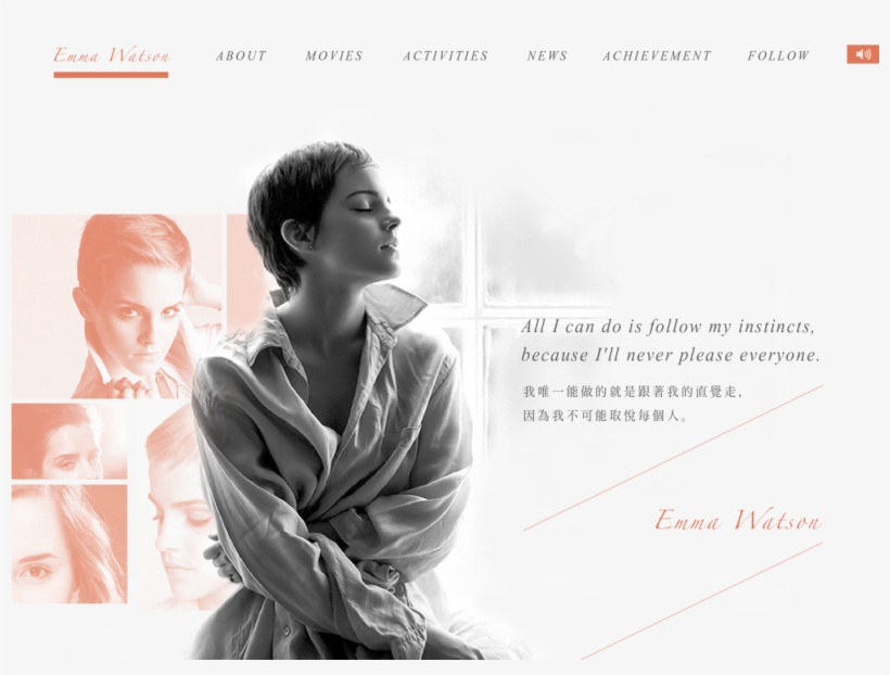 Emma Watson Website Design - Emma Watson Short Hair Black, transparent png #729510