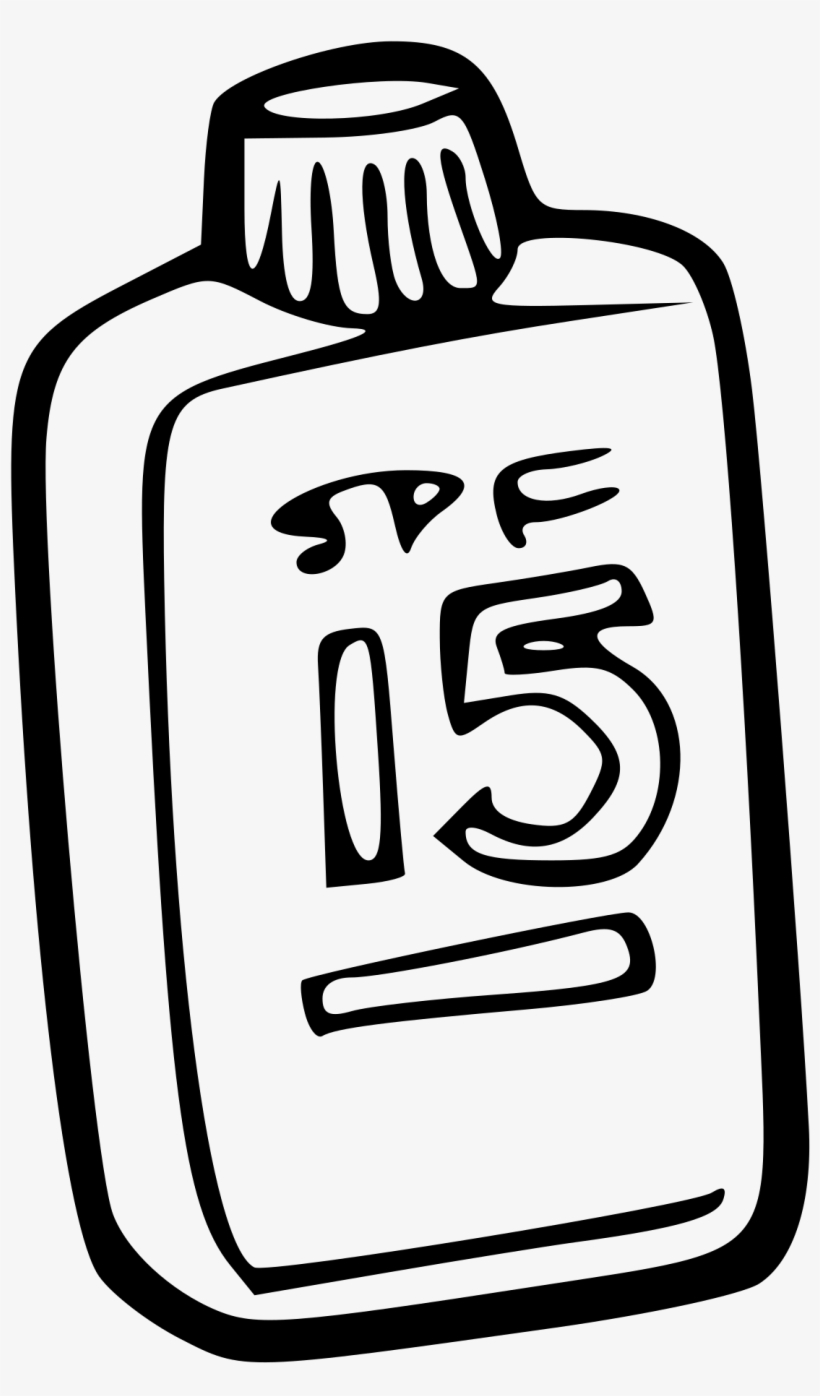 Sunscreen Lotion Cartoon Drawing Sun Tanning Sunscreen Clipart Free Transparent PNG Download