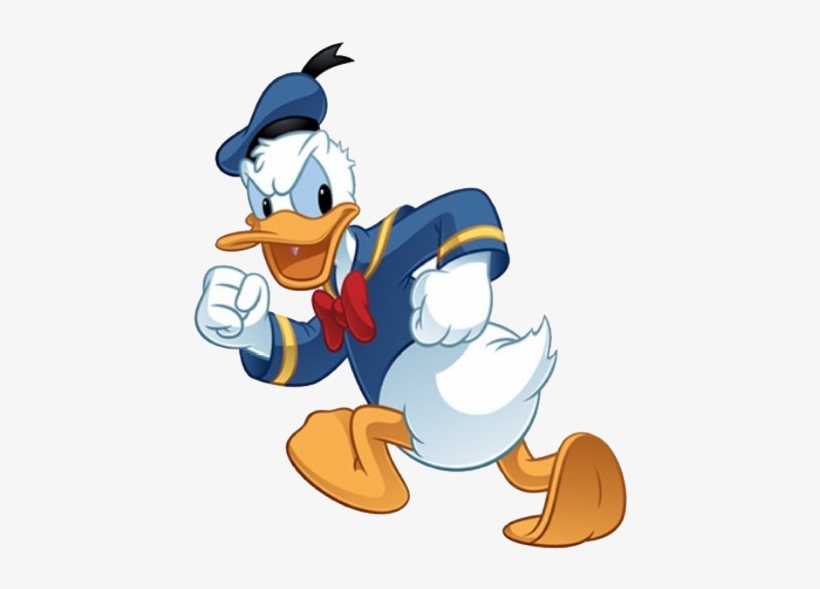 Angry Duck Cliparts - Roommates Mickey And Friends Peel And Stick Wall Decal, transparent png #729748