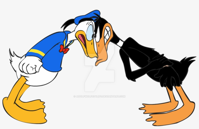 Donald Duck Clipart Daffy Duck - Drawings Of Donald Duck And Daffy Duck, transparent png #729882