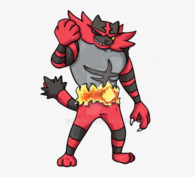View Incineroar By H2roses-dankg3i ,, transparent png #7200324