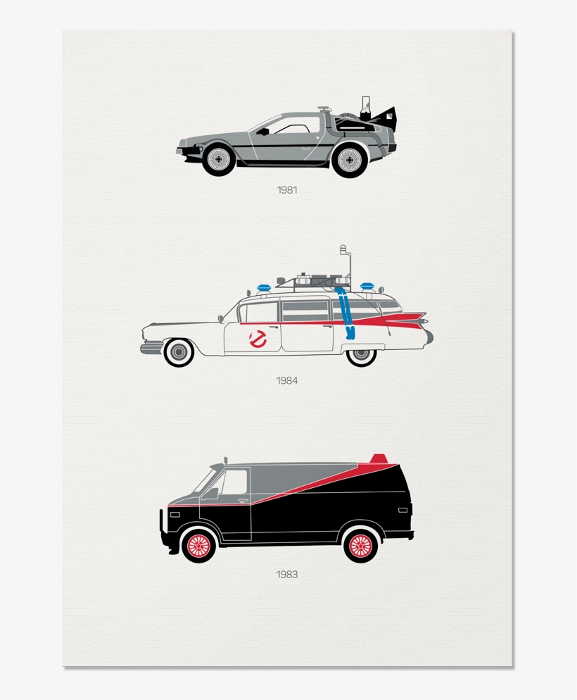 80s Movie Poster Print Automotive Art Framed Desk View, transparent png #7201253