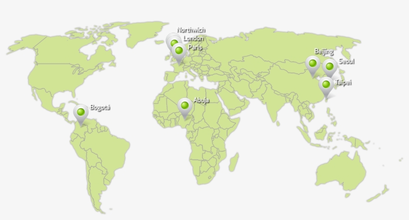 Contacts Inview Technology Ltd Png Blank World Map, transparent png #7202291
