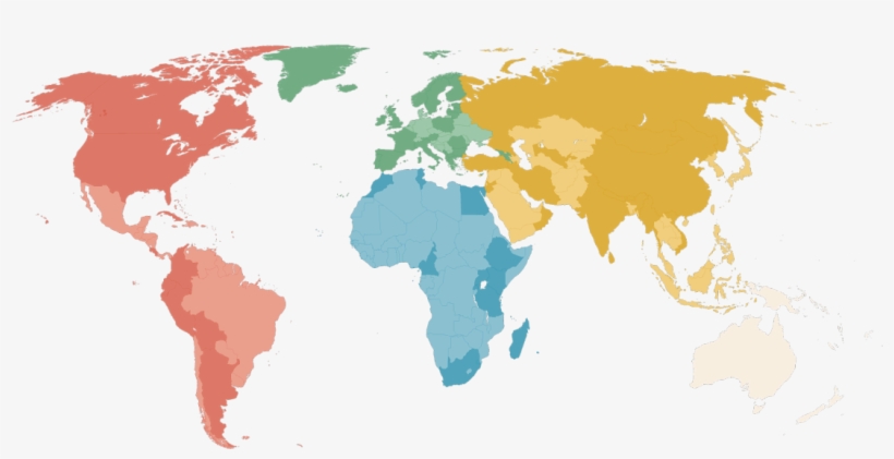 Blank World Map Png Download, transparent png #7202372