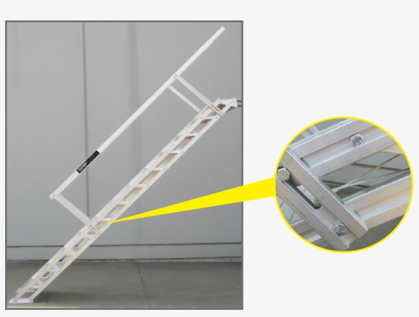 Gap Between Stringers Increases As The Stairs Incline, transparent png #7204524