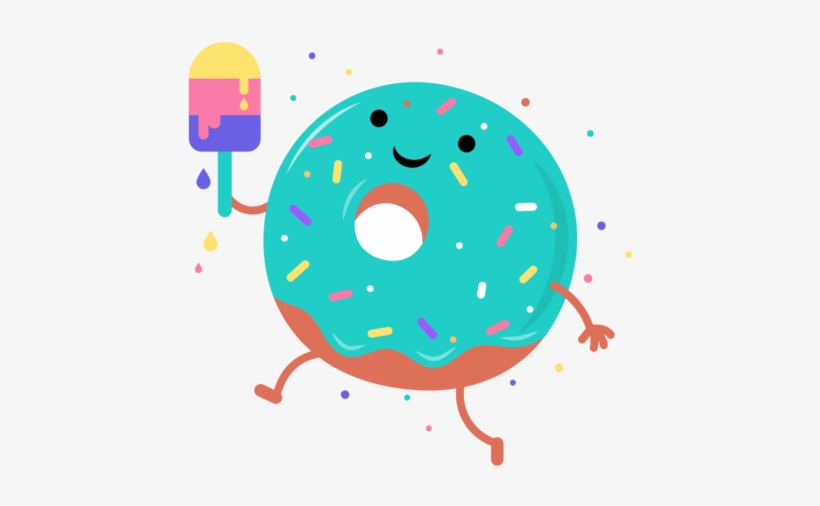 Skipping Donut Peep, transparent png #7204831