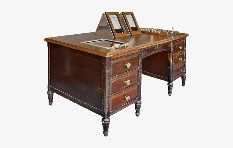 Full-size Model Of Vannevar Bush's Memex Made In 2014, transparent png #7206135